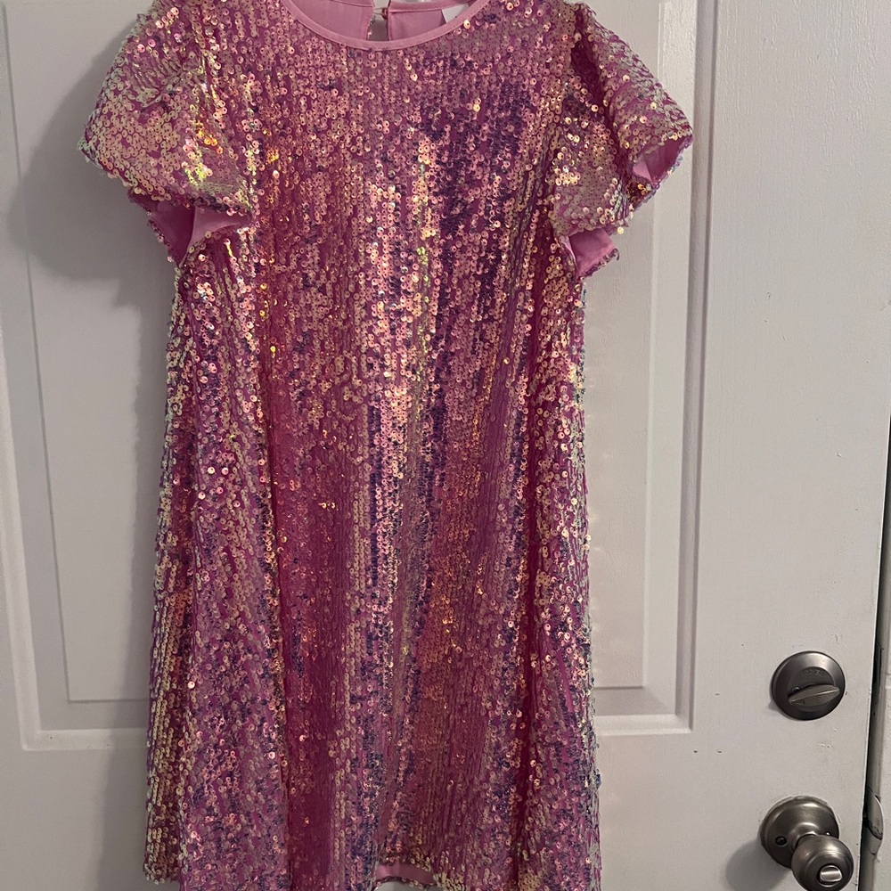 Pink Sequin Dress